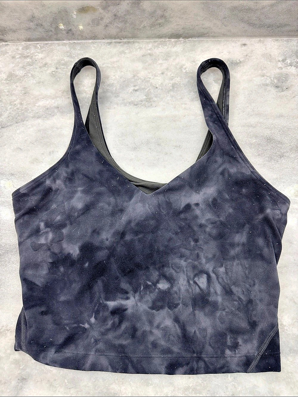 lululemon Align Tank Top Women's Abstract Athletic Tank Black